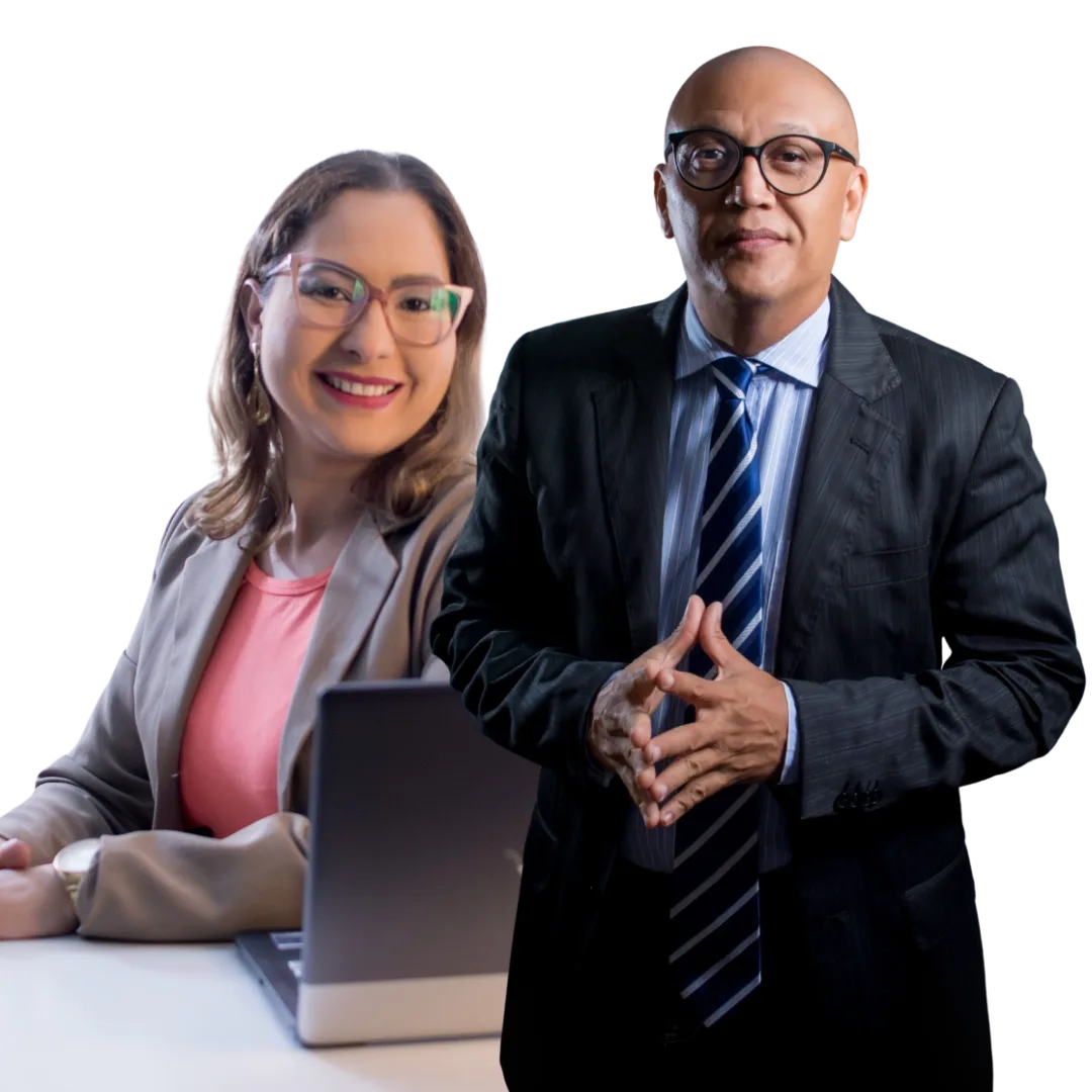 Dr. Paulo Amaral e Dra. Nerivalda Silva, advogados trabalhistas